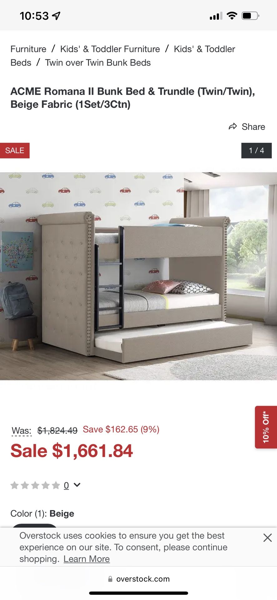 Bunk Bed With trundle 