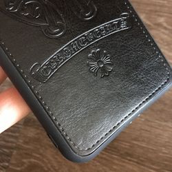 IPhone 6 plus / 7 plus leather case Chrome hearts