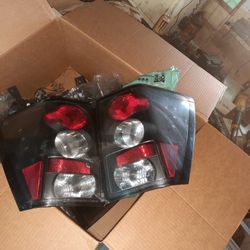 2005 to 2010 Jeep Grand Cherokee Halo LED Headlights Spyder taillights