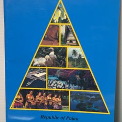 1980s Vintage Republic of Palau Travel Guide Book History Tourist Art Government