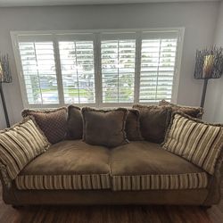 Beautiful Brown Sofa 