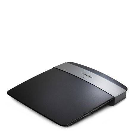 Linksys - N600 Dual Band Wi-Fi Router - Black