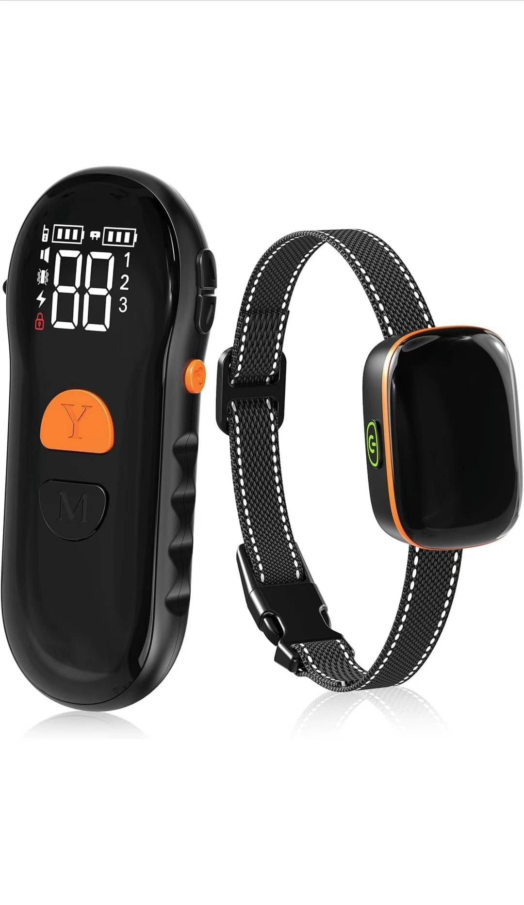 Dog Shock Collar - Dog Training Collar with Remote 2600Ft, Shock Collar for Large Medium Small Dogs 8-120lbs, Waterproof Training Collar for Dogs with