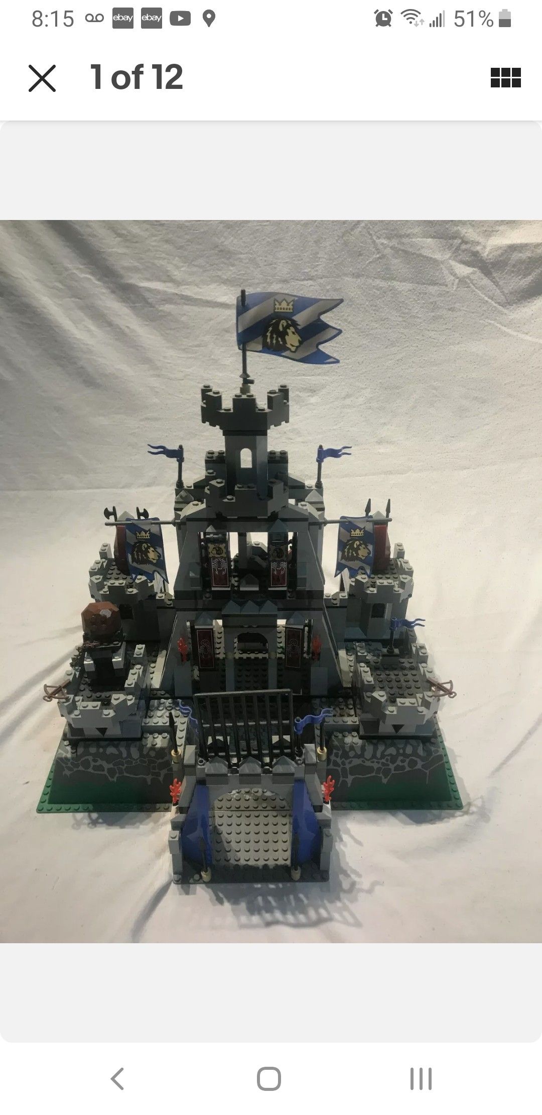 Lego castle vintage 8781 castle of morcia