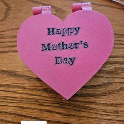 Happy mothers day small heart shape box