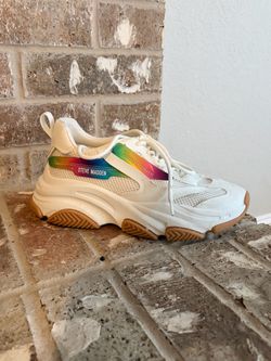 Steve Madden Chunky Sneakers Rainbow Stripe