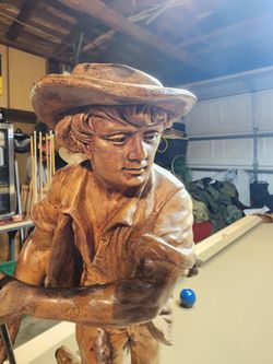 19th Century French Terracotta Farmer Sculpture
