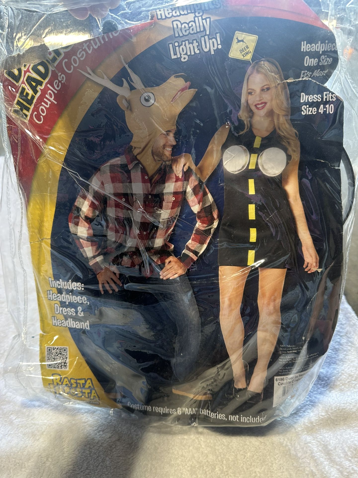Deer In Headlights Couple Costume