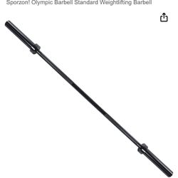 Sporzon Olympic Barbell  2inch 6 Ft Weightlifting Barbell