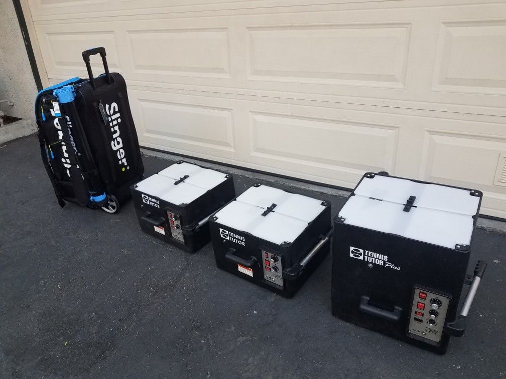 Tennis Ball Machine RENTAL - Tennis Tutor - Lobster - Slinger