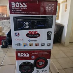 Boss Audio Radio and Speakers 