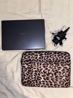 Laptop w/ case and charger