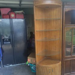 Curio 5glass Shelves