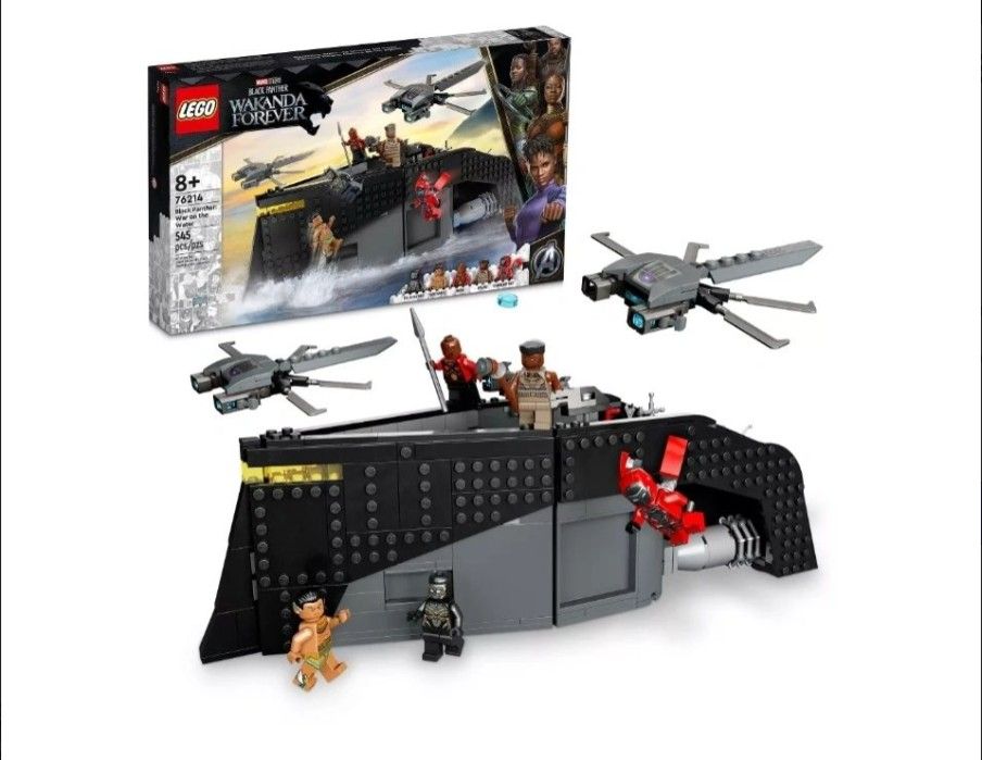 LEGO Marvel Black Panther: Wakanda Forever War on the Water 76214 Building Toy Set