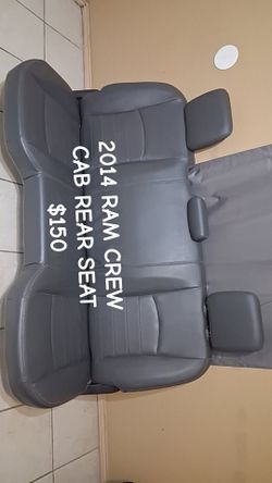 2014 Ram 1500 crew cab rear seat