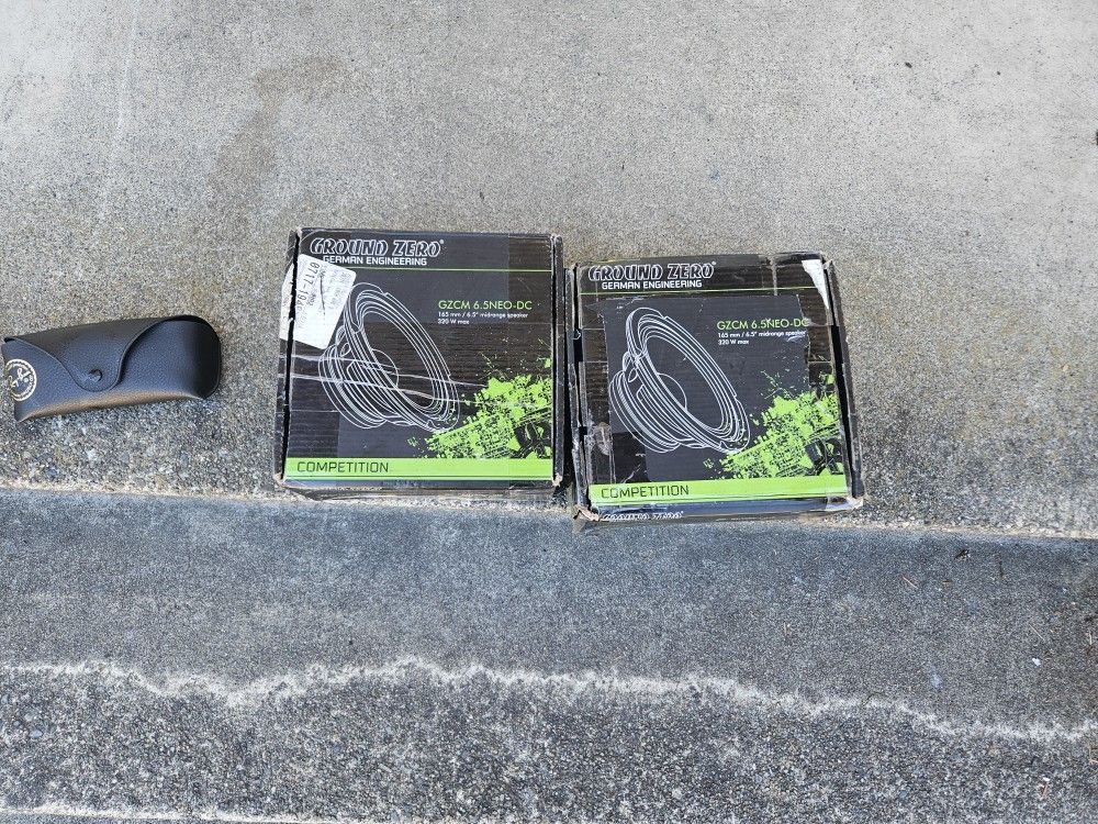 Competition SQ German Made Ground Zero NEO Pro Audio Speakers 