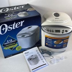 Oster Expressbake Bread Maker with Gluten-Free Setting, 2 Pound, White #409
