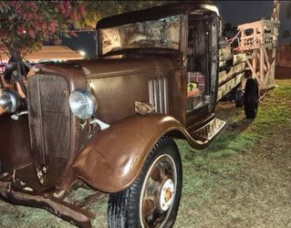 1934 chevy 1.5 ton dually commercial pick up  truck