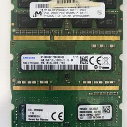 Three Pieces Of DDR3 Laptop Rams