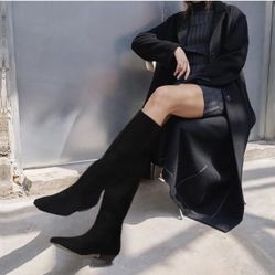Women’s Black Suede Boots