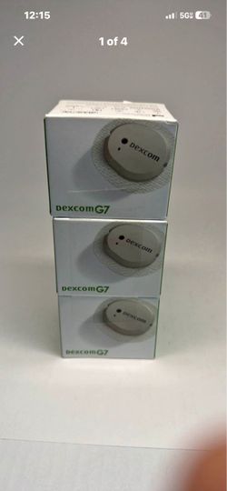 (3) Dexcom G7 CGM Sensors and monitor