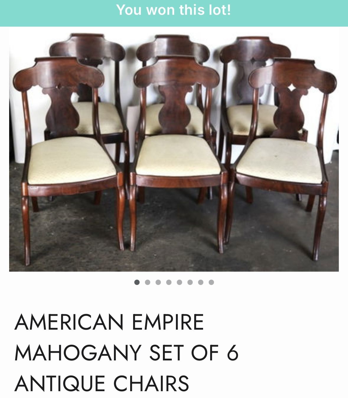 mahogany chairs