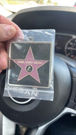 Gabriel Iglesias a.k.a. fluffy keychain for getting a star only a handful were given out