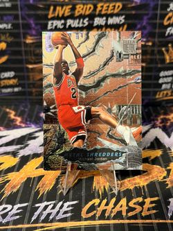 Michael Jordan 1996-97 Fleer Metal Shredders #241 Chicago Bulls Insert