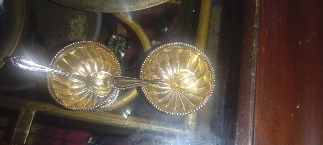 1800 Sterling .Set. Look At Spoons