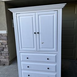Classic Large Wood Armoire 