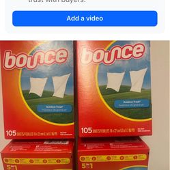 Bounce Fabric Sheet 2/$10