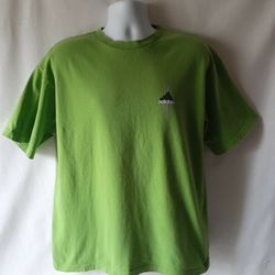 Adidas men's green short sleeve t-shirt size L 