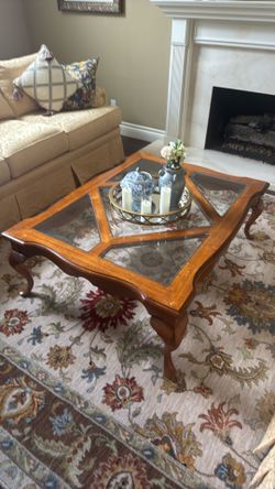 China cabinet and coffee table