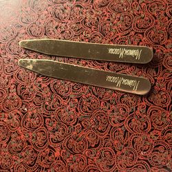 Collar Stays By Neiman Marcus. Vintage. Gold Plated.