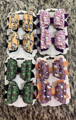 Halloween Hair Bows 