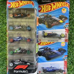 Hot Wheels Formula 1 5 Pack 