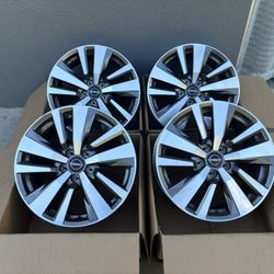 18” INCH OEM NISSAN SENTRA ROGUE STOCK TAKEOFF WHEELS/RIMS