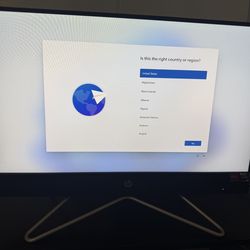 HP 22 All in one touchscreen pc