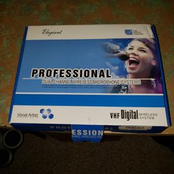 Wireless Hand Held Microphone Set New