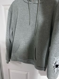 Gray spider hoodie