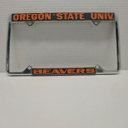 Oregon State Beavers License Plates 