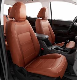 Seat Covers for Chevy Colorado 2014-2022 Crew Cab Z71 LT ZR2 Black And Grey!
