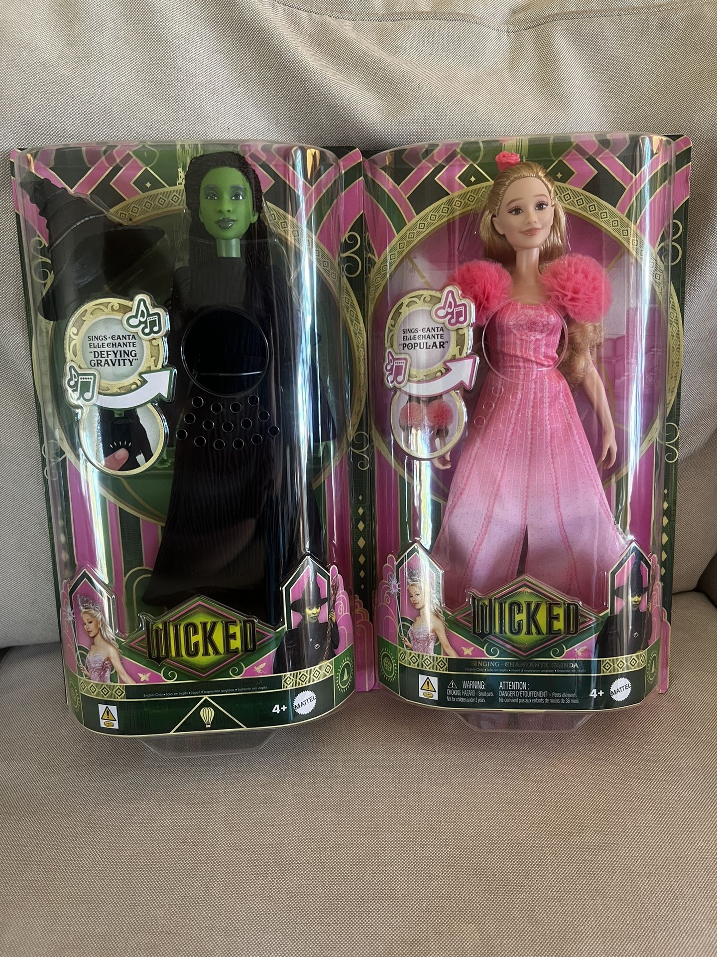 Wicked singing Doll Set -Collectors Item Misprint URL