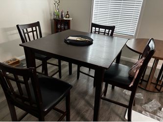 Dinner table and chairs