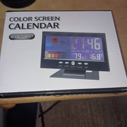 Alarm Clock Calendar Temperature 