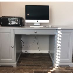 Grey Desk 