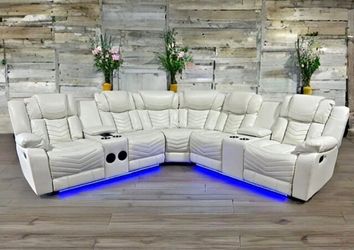 Buy now Pay Later ! Brand new Power Sectional Recliner, Fast Delivery