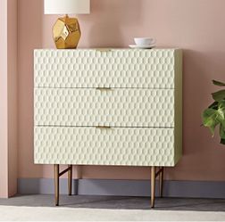 West Elm Audrey 3 Drawer Dresser/ Nightstand
