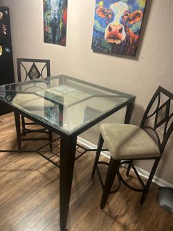 Designer glass table