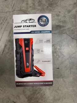 3-in-1 Portable Jump Starter 12V